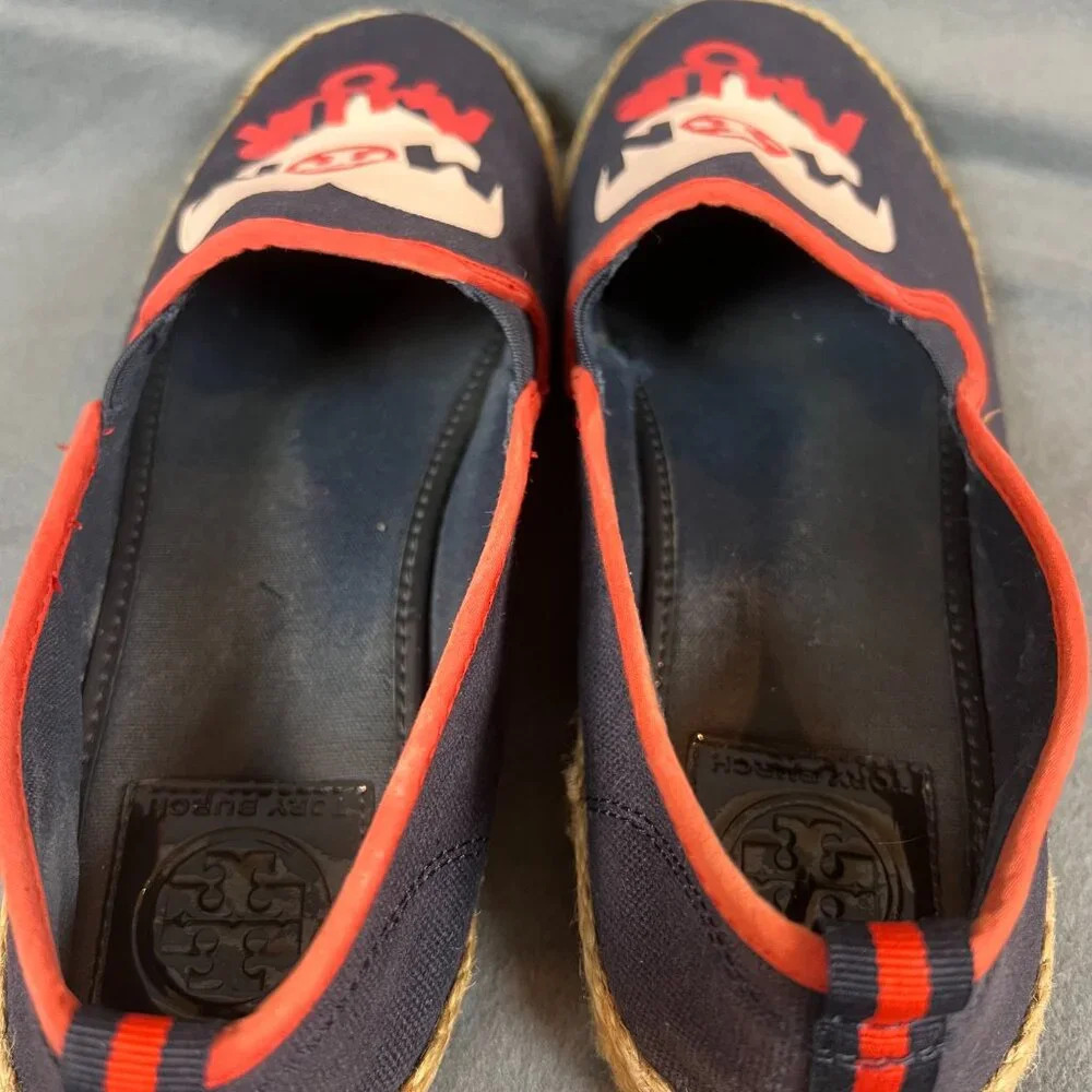 Tory Burch Mon Amour Espadrille sz 9 HTF color combo! - Picture 5 of 9